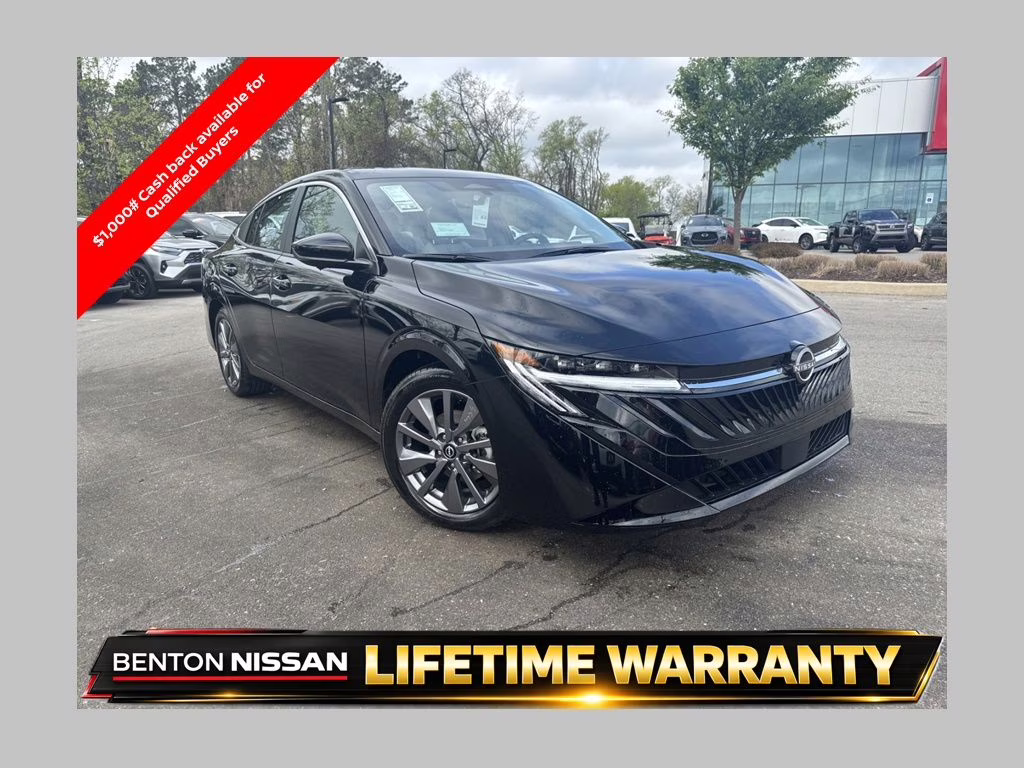 2026 Super Black Nissan Sentra SL FWD Sedan