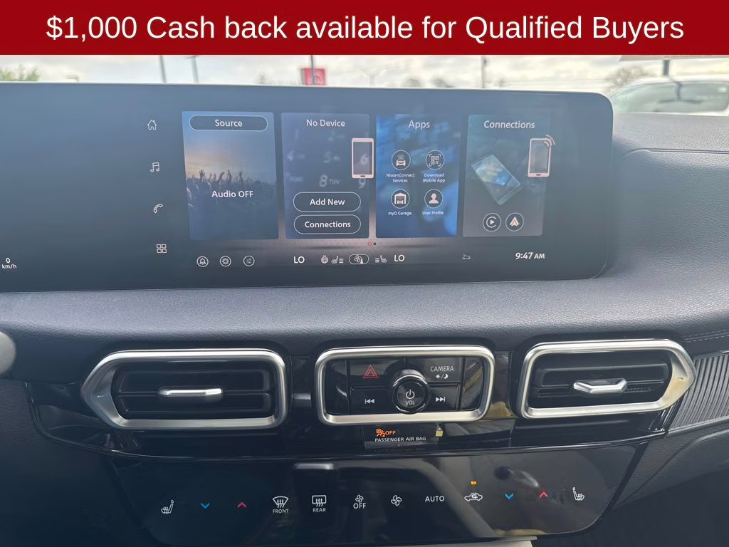 2026 Super Black Nissan Sentra SL FWD Sedan