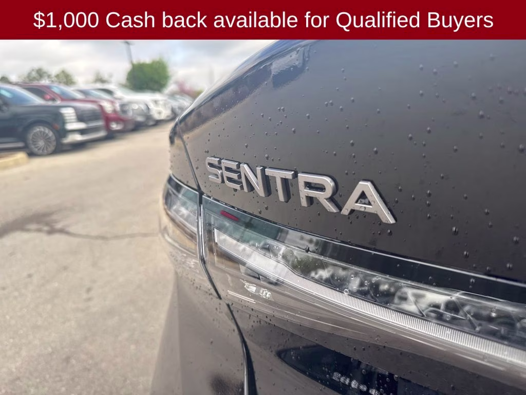 2026 Super Black Nissan Sentra SL FWD Sedan