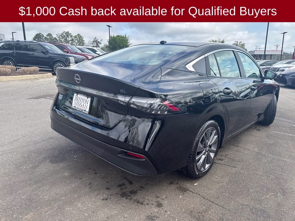 2026 Super Black Nissan Sentra SL FWD Sedan