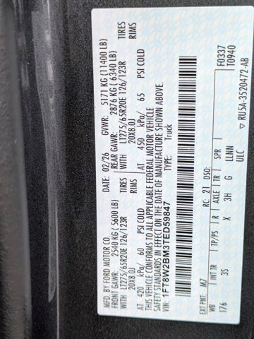 2026 Gray Metallic Ford Super Duty F-250 SRW XLT 4X4 Truck