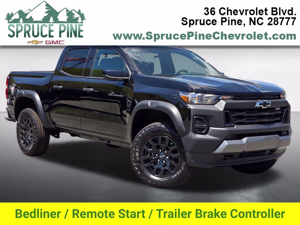 2026 Black Chevrolet Colorado Trail Boss 4X4 Truck