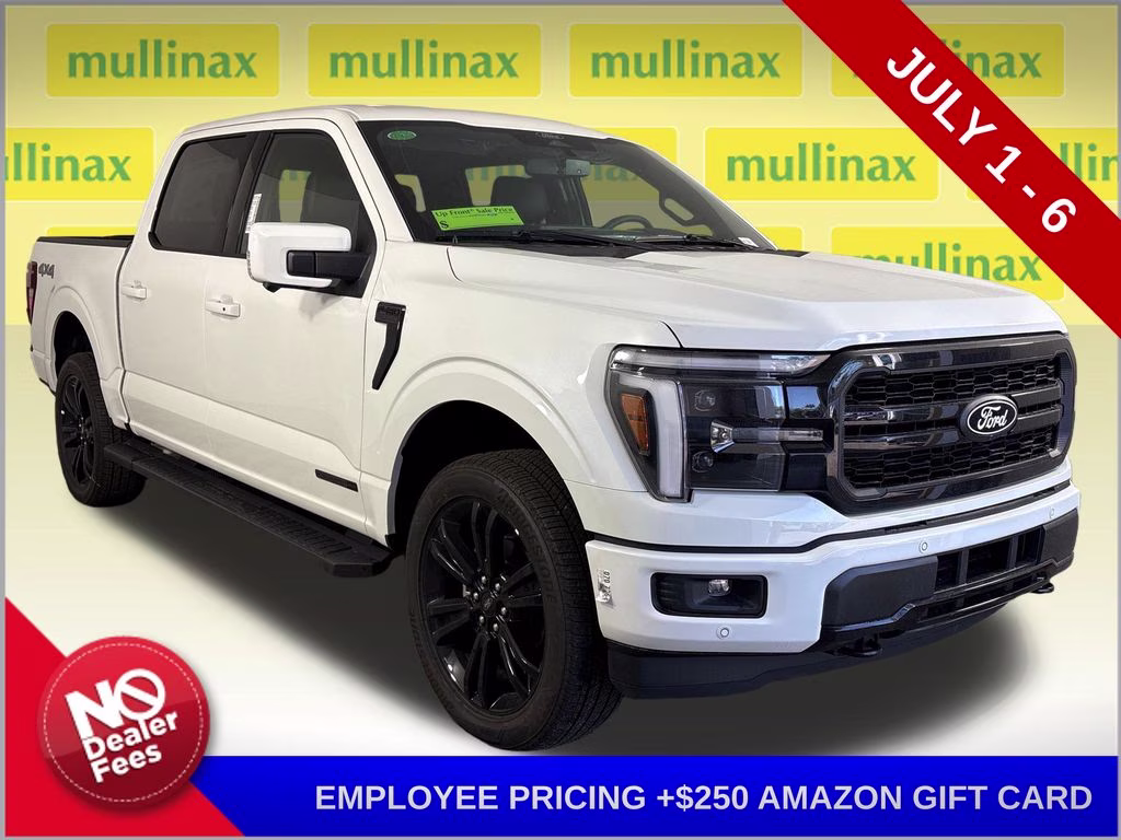 2026 White Metallic Ford F-150 Lariat 4X4 Truck