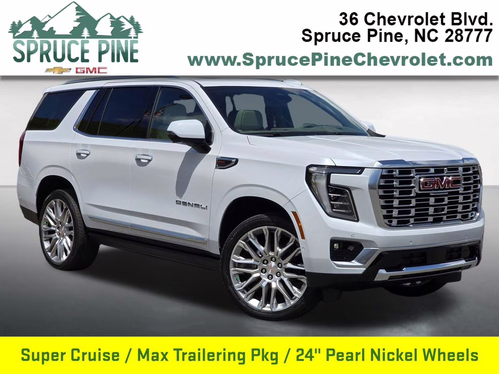 2026 Glacier White Tricoat GMC Yukon Denali 4X4 SUV