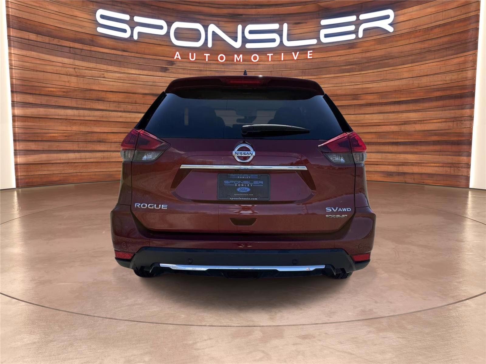 2019 Scarlet Ember Tintcoat Nissan Rogue SV AWD SUV