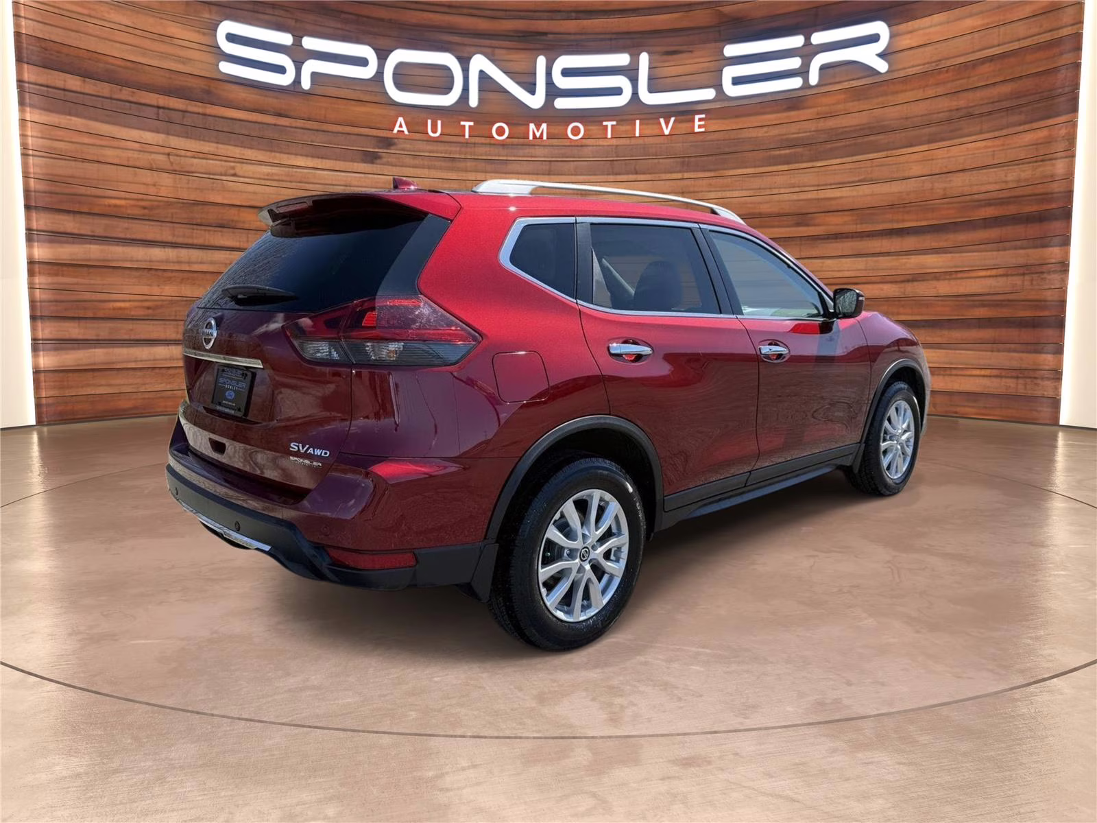 2019 Scarlet Ember Tintcoat Nissan Rogue SV AWD SUV