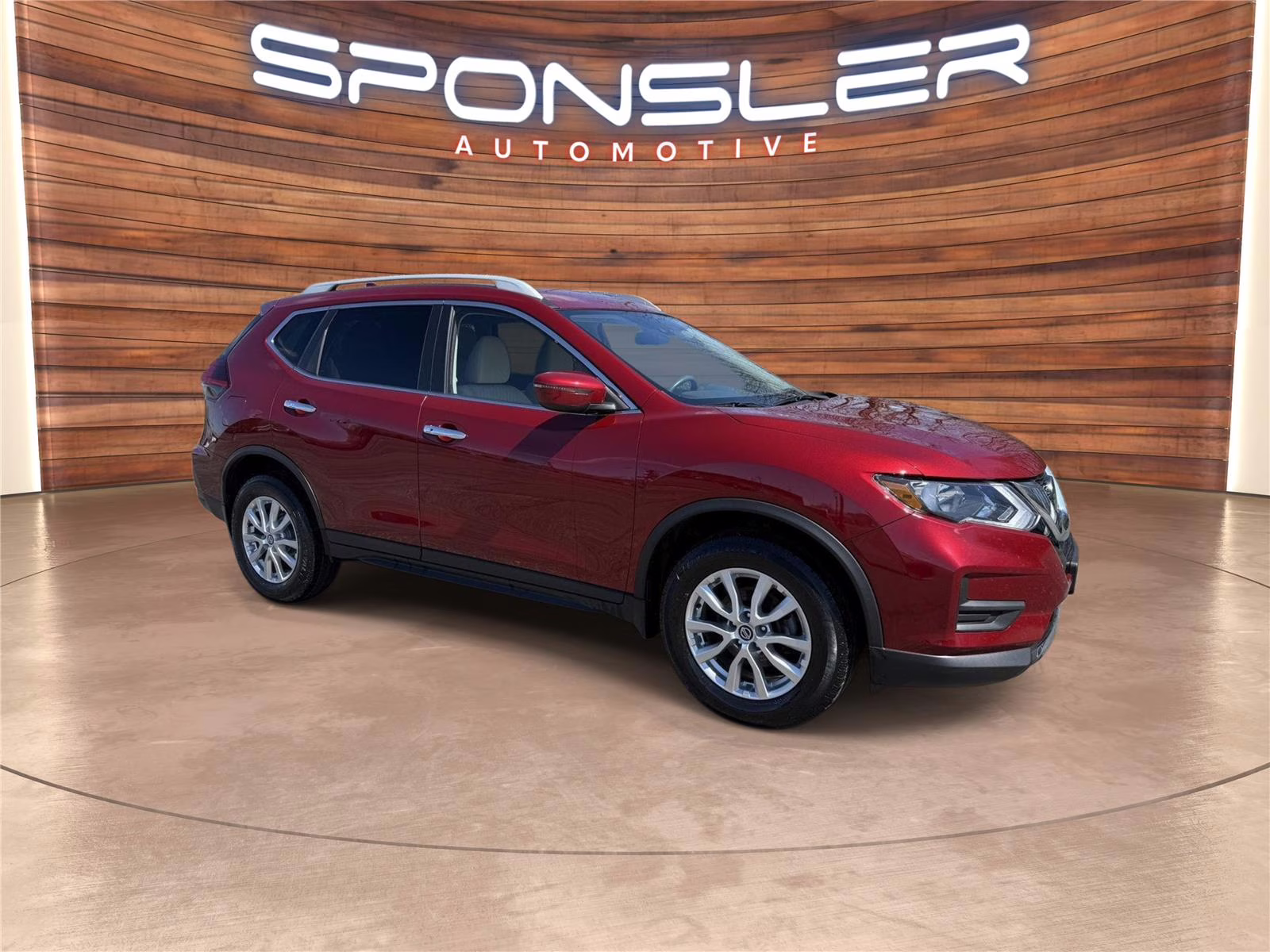 2019 Scarlet Ember Tintcoat Nissan Rogue SV AWD SUV