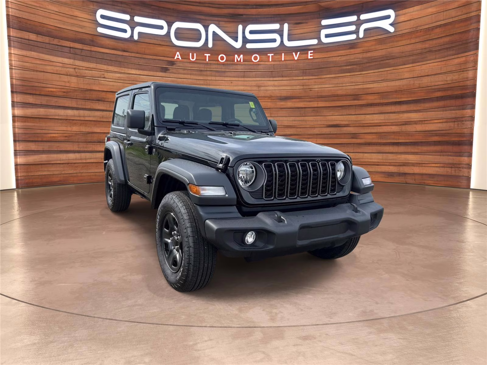 2026 Black Clearcoat Jeep Wrangler Sport 4X4 2-door