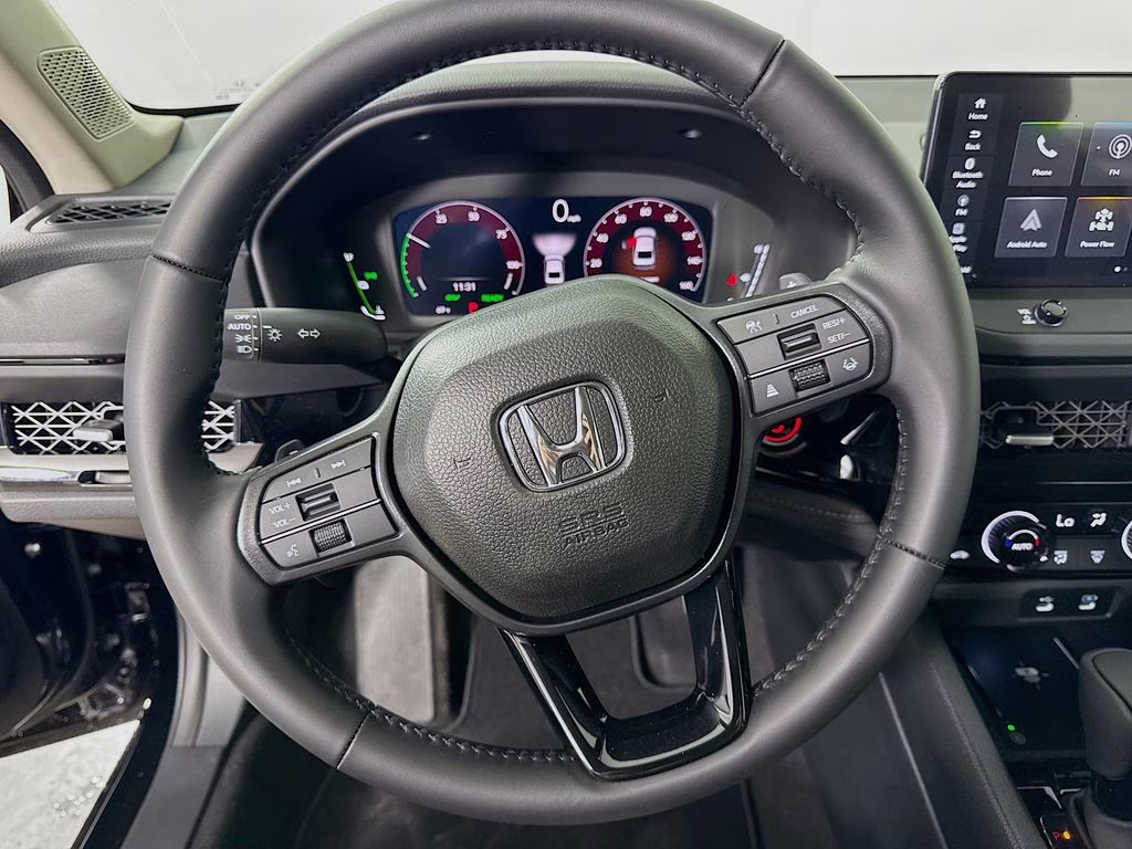 2026 Crystal Black Pearl Honda Accord Hybrid EX-L FWD Sedan