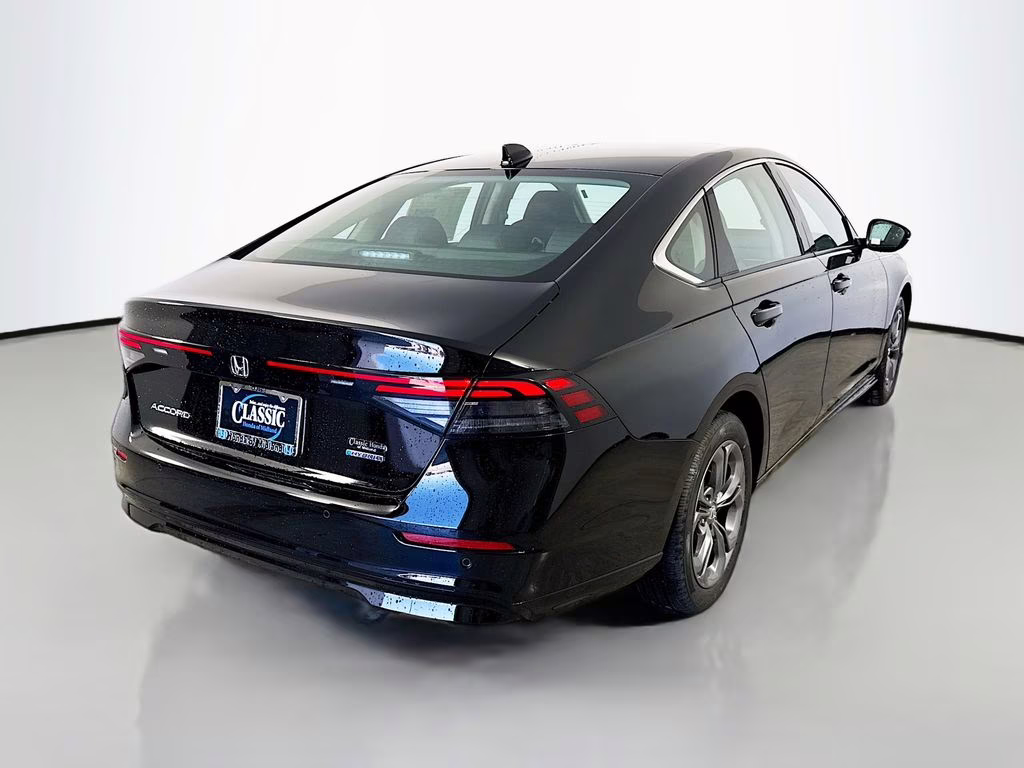 2026 Crystal Black Pearl Honda Accord Hybrid EX-L FWD Sedan