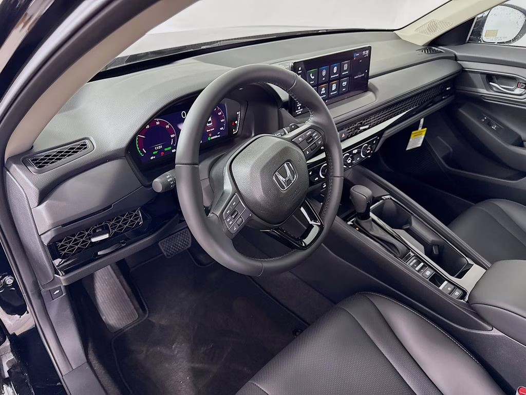 2026 Crystal Black Pearl Honda Accord Hybrid EX-L FWD Sedan