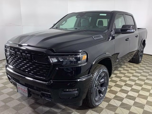 2026 Diamond Black Crystal Pearlcoat Ram 1500 Big Horn Night Edition 4X4 Truck