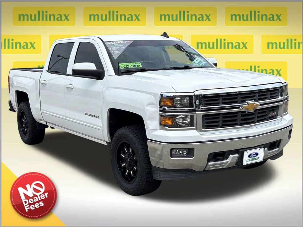 2015 Summit White Chevrolet Silverado 1500 LT 4X4 Truck