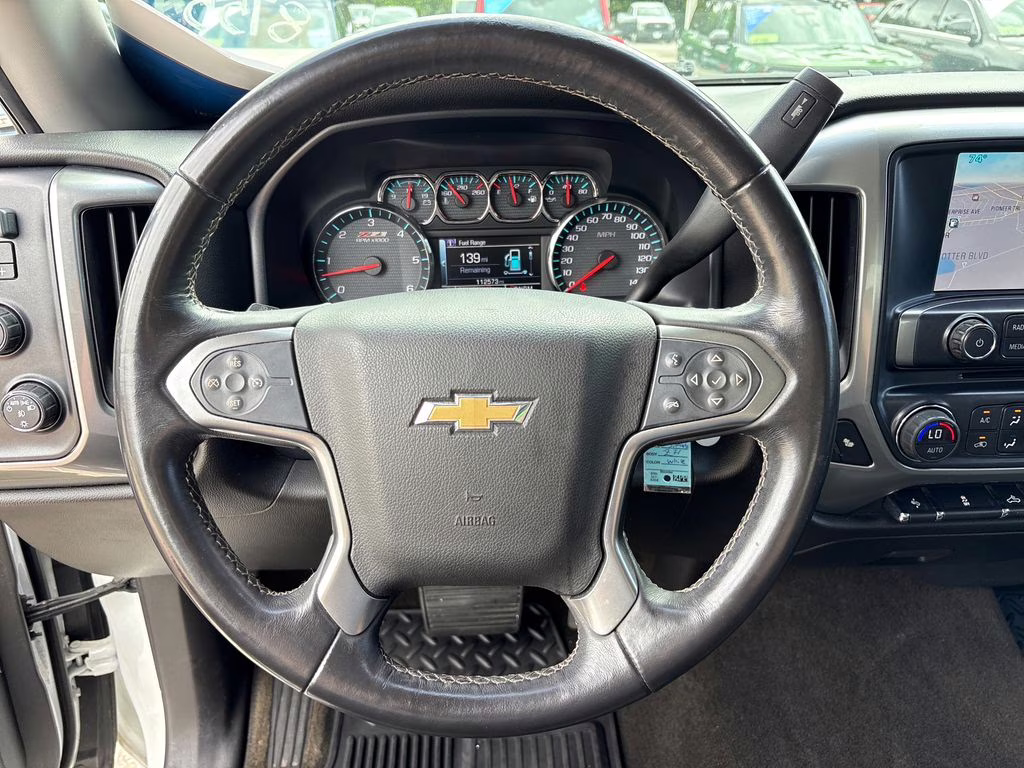 2015 Summit White Chevrolet Silverado 1500 LT 4X4 Truck