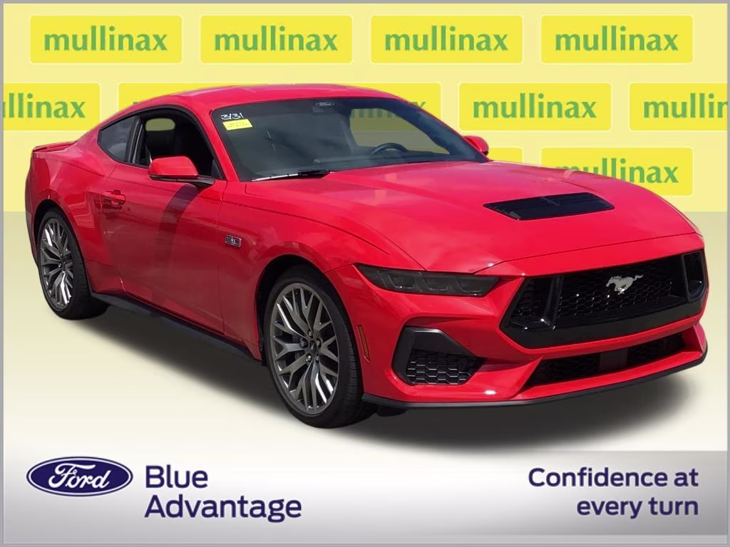 2025 Race Red Ford Mustang GT Premium RWD Coupe