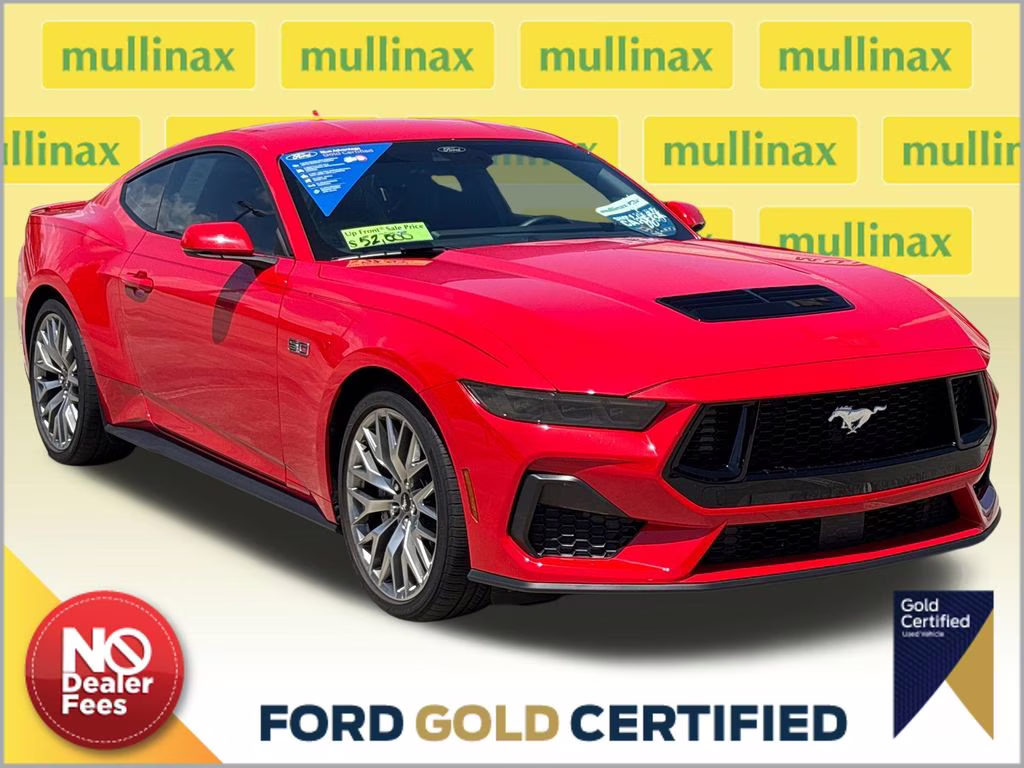 2025 Race Red Ford Mustang GT Premium RWD Coupe