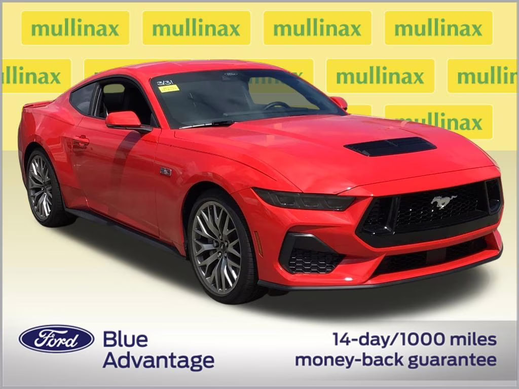 2025 Race Red Ford Mustang GT Premium RWD Coupe