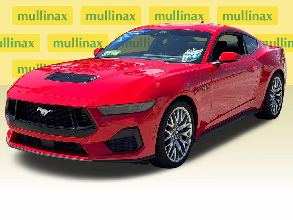 2025 Race Red Ford Mustang GT Premium RWD Coupe