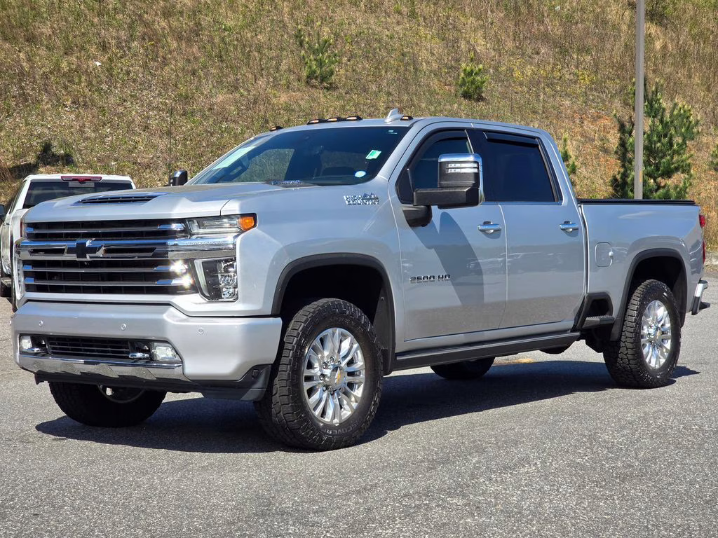2021 Silver Ice Metallic Chevrolet Silverado 2500HD High Country 4X4 Truck