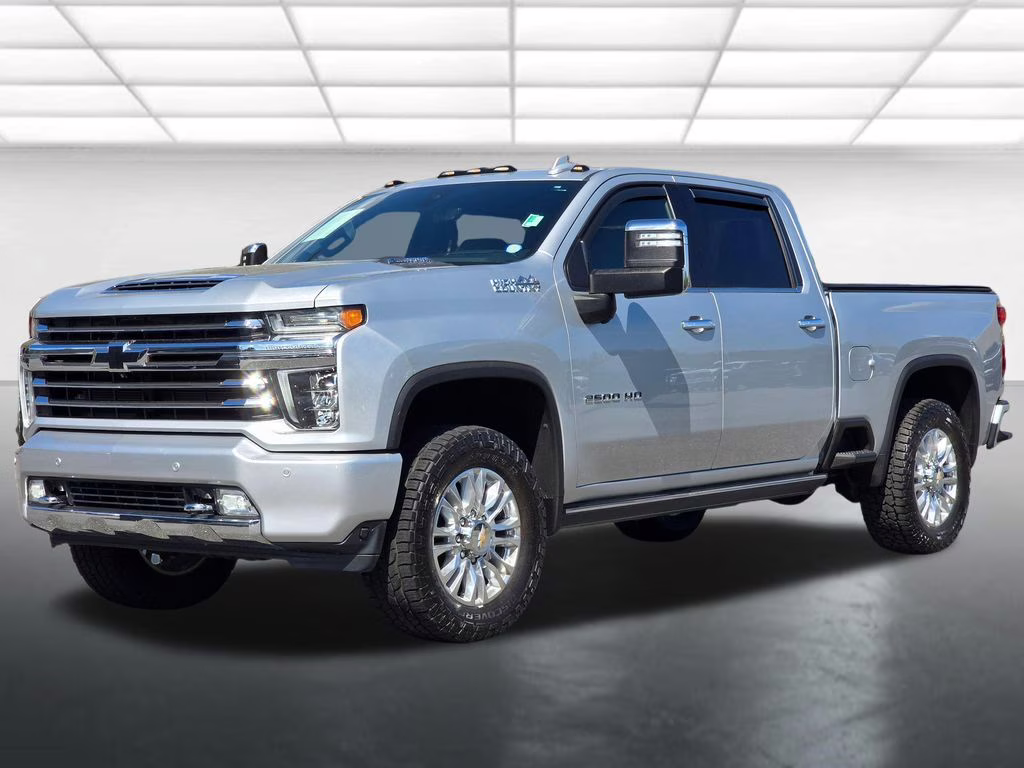 2021 Silver Ice Metallic Chevrolet Silverado 2500HD High Country 4X4 Truck