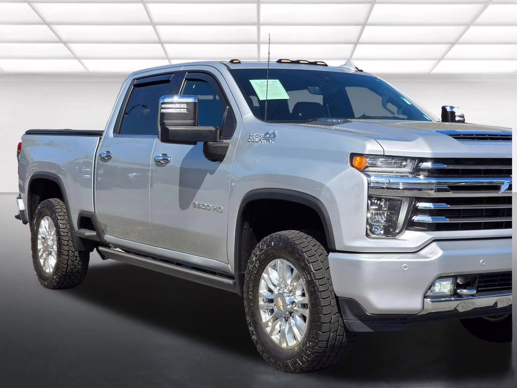 2021 Silver Ice Metallic Chevrolet Silverado 2500HD High Country 4X4 Truck