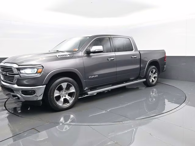 2019 Granite Crystal Metallic Clearcoat Ram 1500 Laramie 4X4 Truck