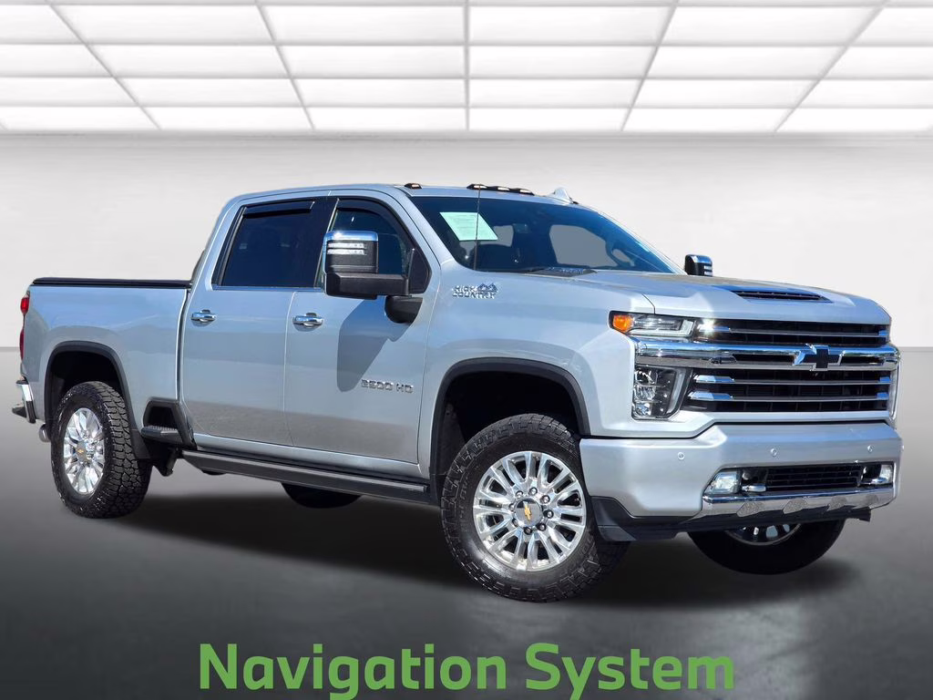 2021 Silver Ice Metallic Chevrolet Silverado 2500HD High Country 4X4 Truck