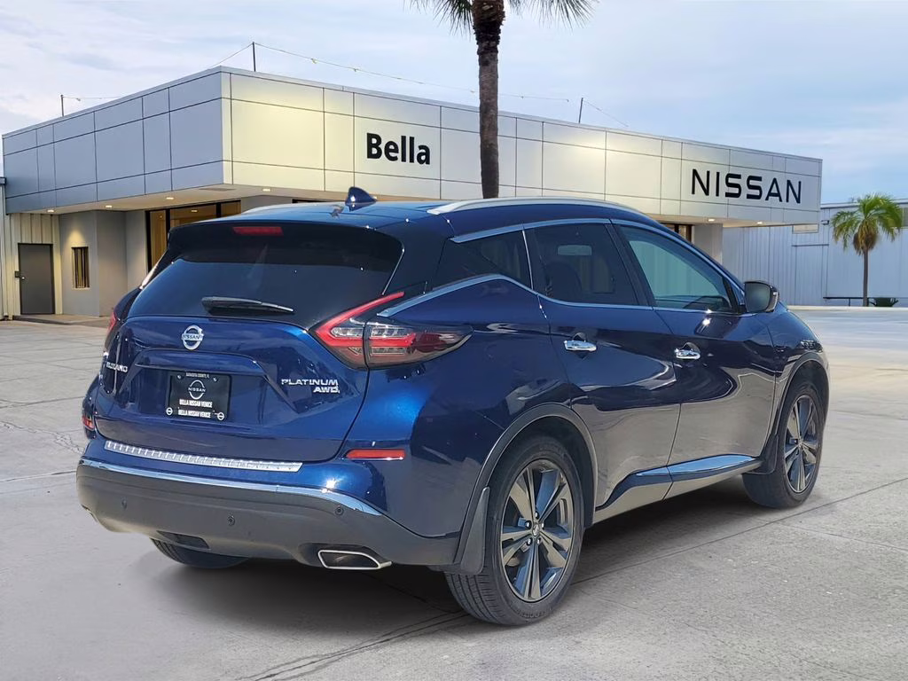 2020 Deep Blue Pearl Nissan Murano Platinum AWD SUV
