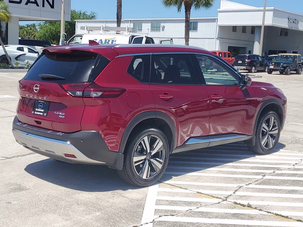 2023 Scarlet Ember Tintcoat Nissan Rogue Platinum AWD SUV