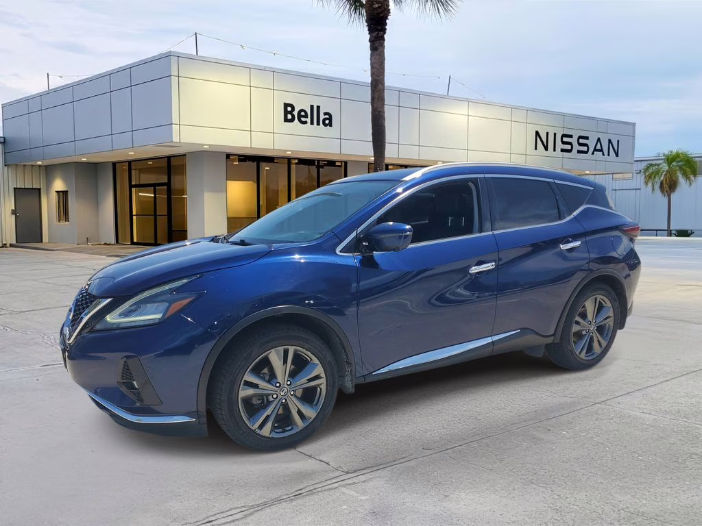 2020 Deep Blue Pearl Nissan Murano Platinum AWD SUV