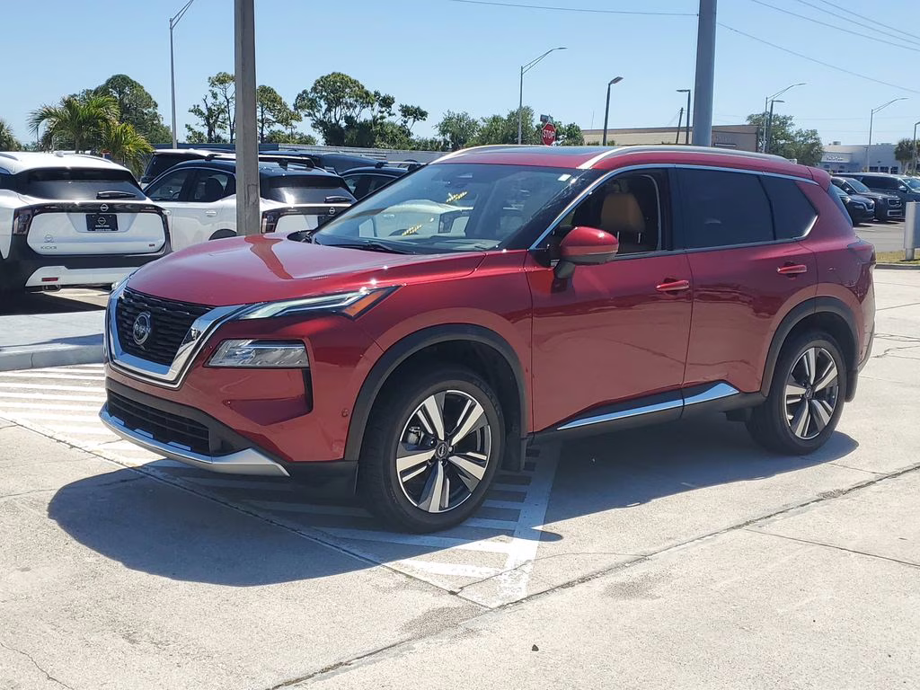 2023 Scarlet Ember Tintcoat Nissan Rogue Platinum AWD SUV