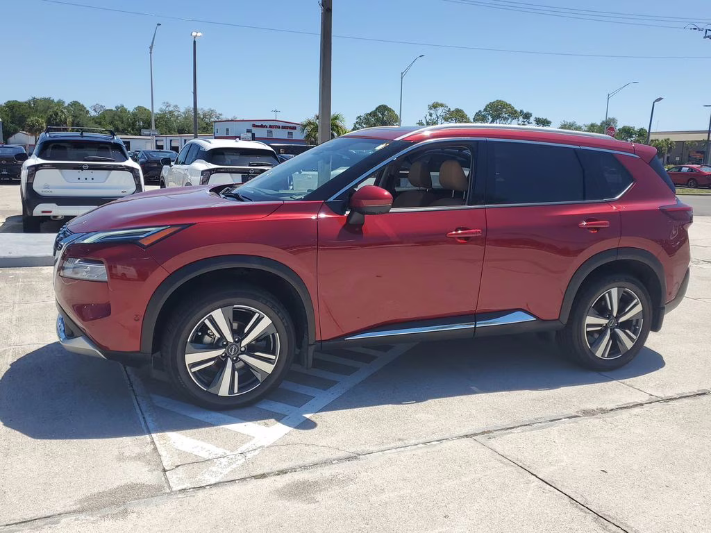 2023 Scarlet Ember Tintcoat Nissan Rogue Platinum AWD SUV
