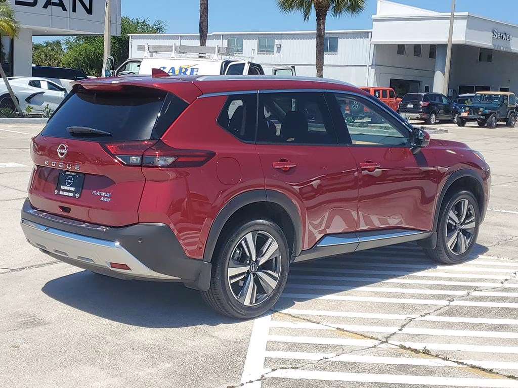 2023 Scarlet Ember Tintcoat Nissan Rogue Platinum AWD SUV
