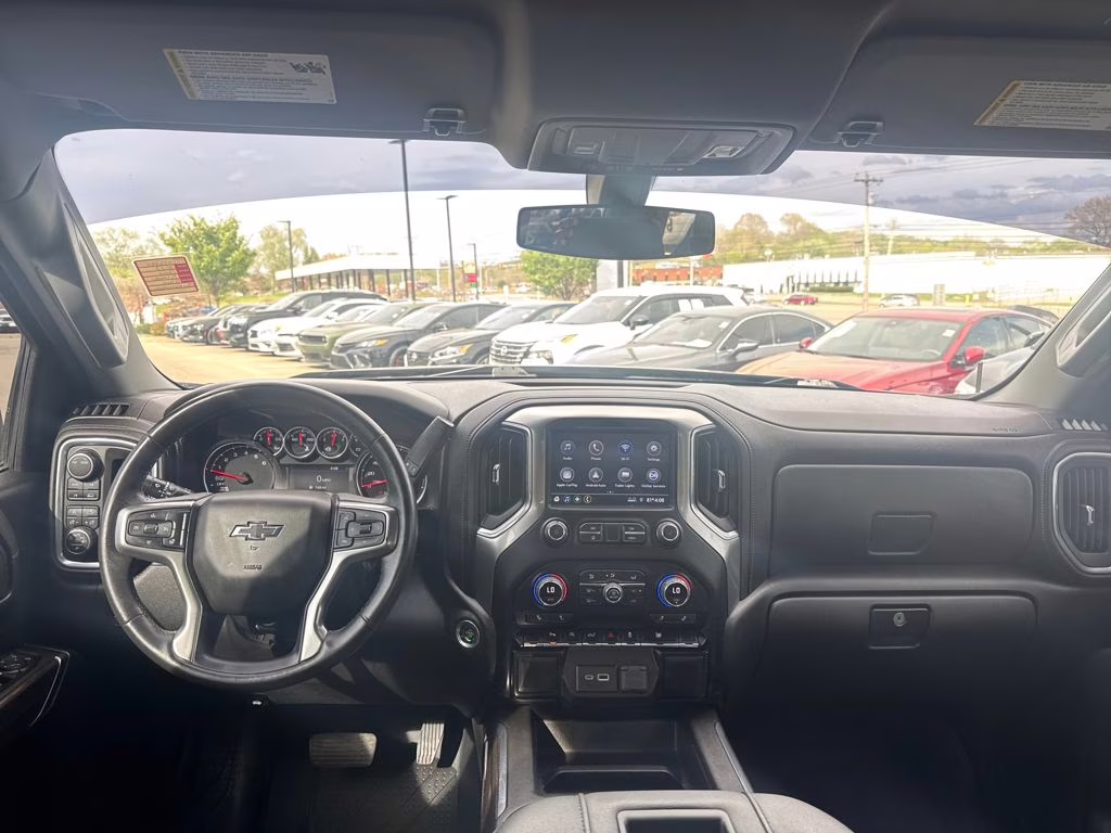 2022 Black Chevrolet Silverado 1500 LTD RST 4X4 Truck