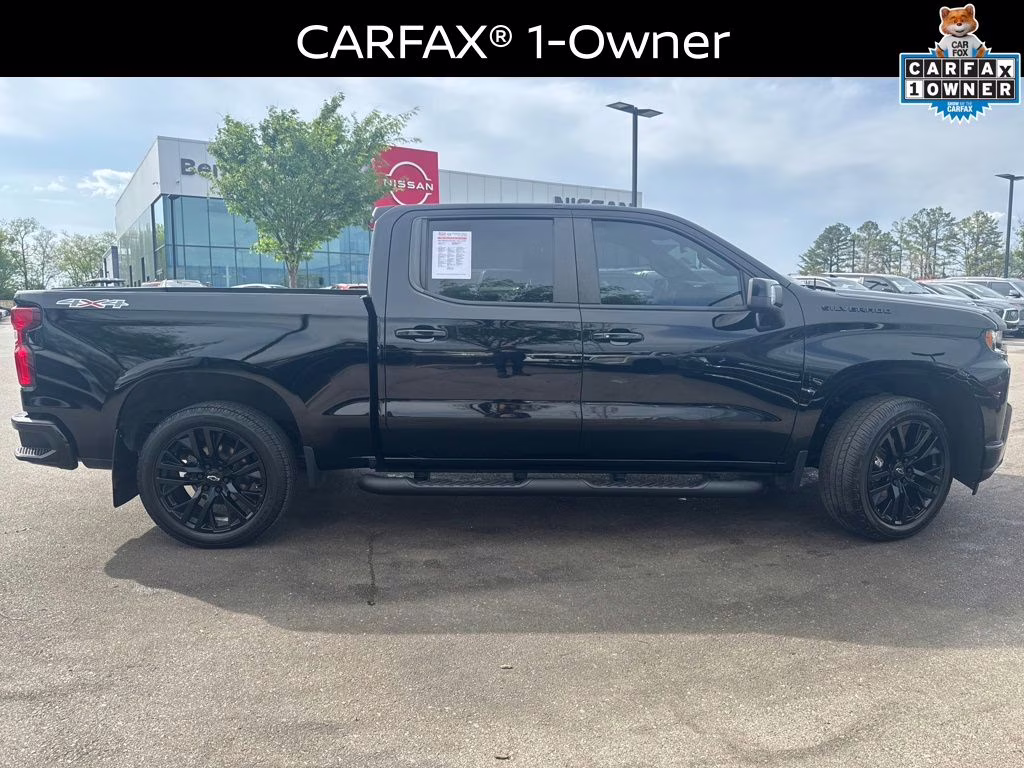 2022 Black Chevrolet Silverado 1500 LTD RST 4X4 Truck