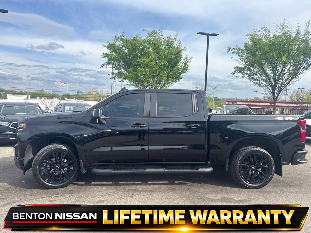2022 Black Chevrolet Silverado 1500 LTD RST 4X4 Truck