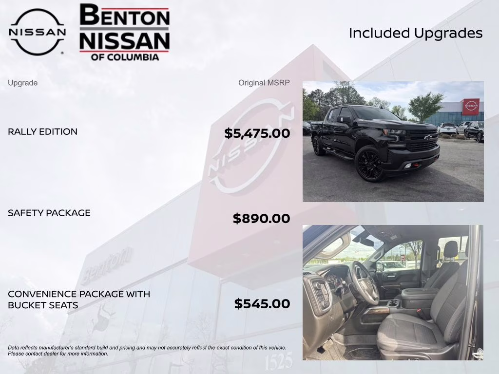 2022 Black Chevrolet Silverado 1500 LTD RST 4X4 Truck