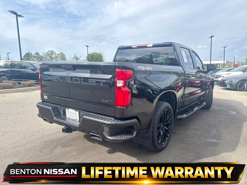 2022 Black Chevrolet Silverado 1500 LTD RST 4X4 Truck