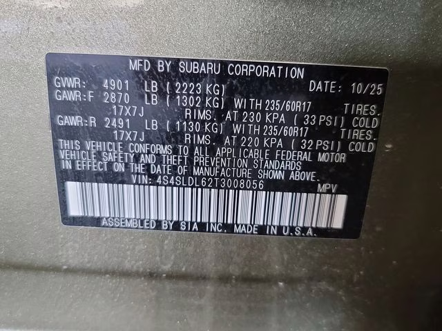 2026 Autumn Green Metallic Subaru Forester Wilderness AWD SUV