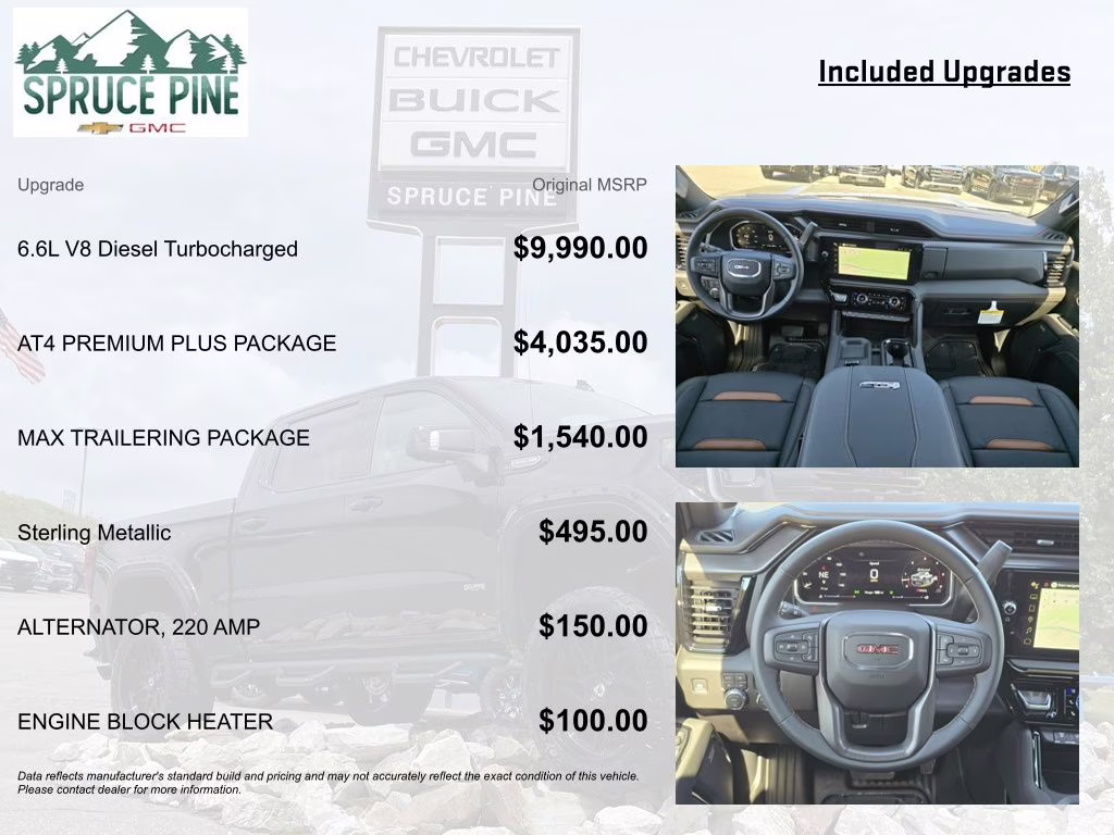 2026 Sterling Metallic GMC Sierra 2500HD AT4 4X4 Truck