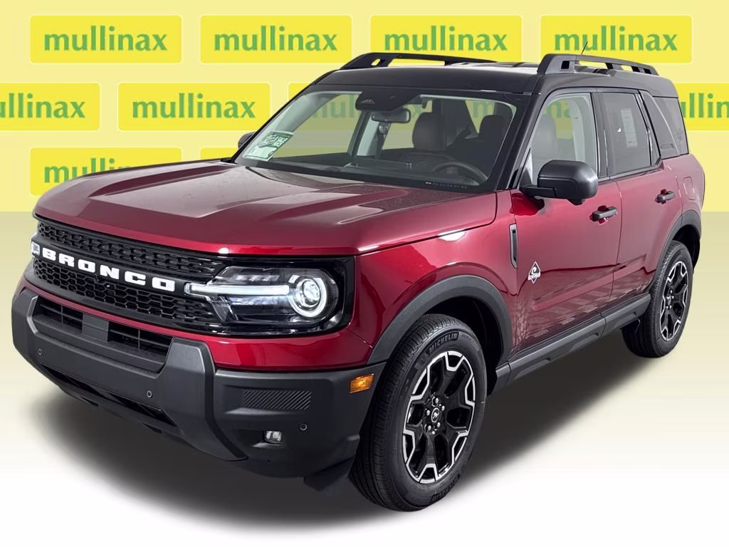 2026 Ruby Red Metallic Tinted Clearcoat Ford Bronco Sport Outer Banks 4X4 SUV