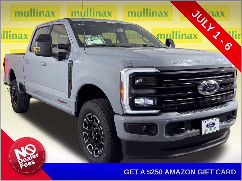 2026 Glacier Gray Metallic Tri-Coat Ford Super Duty F-250 SRW Platinum 4X4 Truck