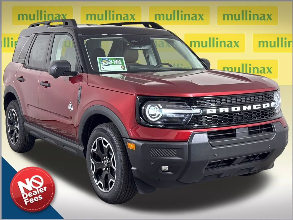 2026 Ruby Red Metallic Tinted Clearcoat Ford Bronco Sport Outer Banks 4X4 SUV