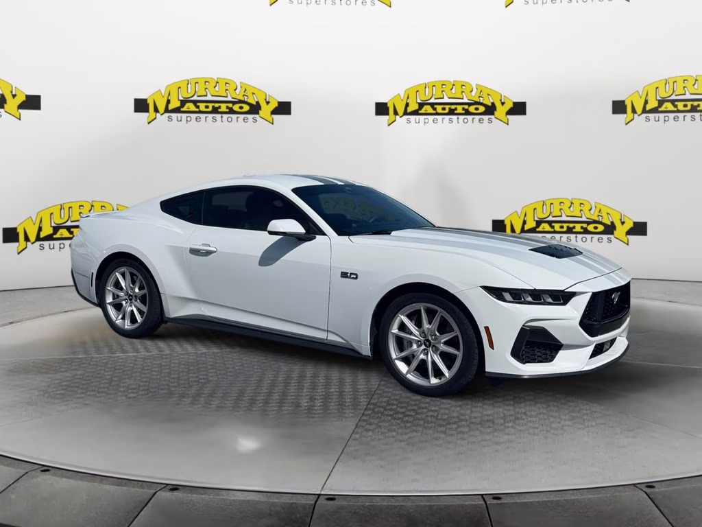 2024 Oxford White Ford Mustang GT Premium RWD Coupe