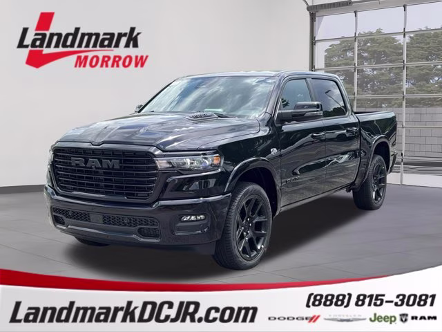 2026 Diamond Black Crystal Pearlcoat Ram 1500 Laramie 4X4 Truck