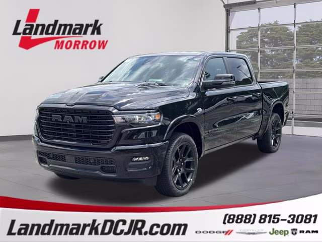 2026 Diamond Black Crystal Pearlcoat Ram 1500 Laramie 4X4 Truck