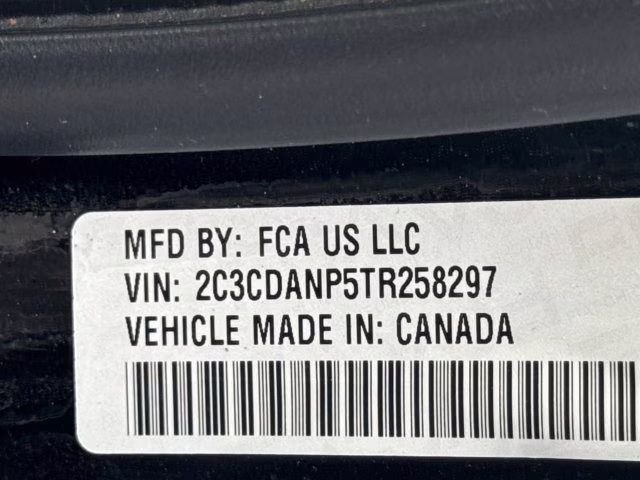 2026 Diamond Black Crystal Pearlcoat Dodge Charger R/T AWD Sedan