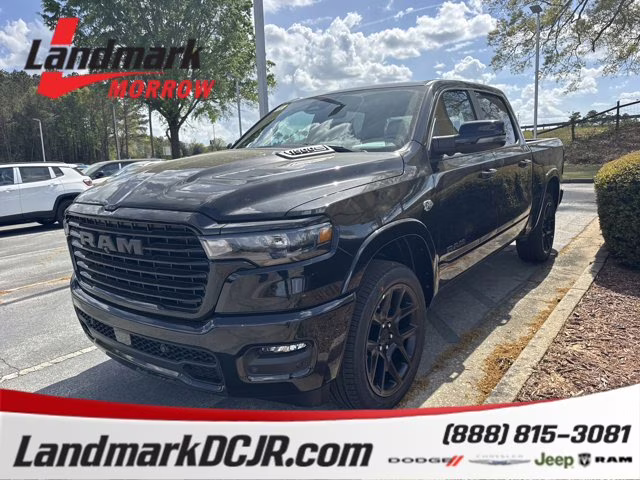2026 Diamond Black Crystal Pearlcoat Ram 1500 Laramie 4X4 Truck