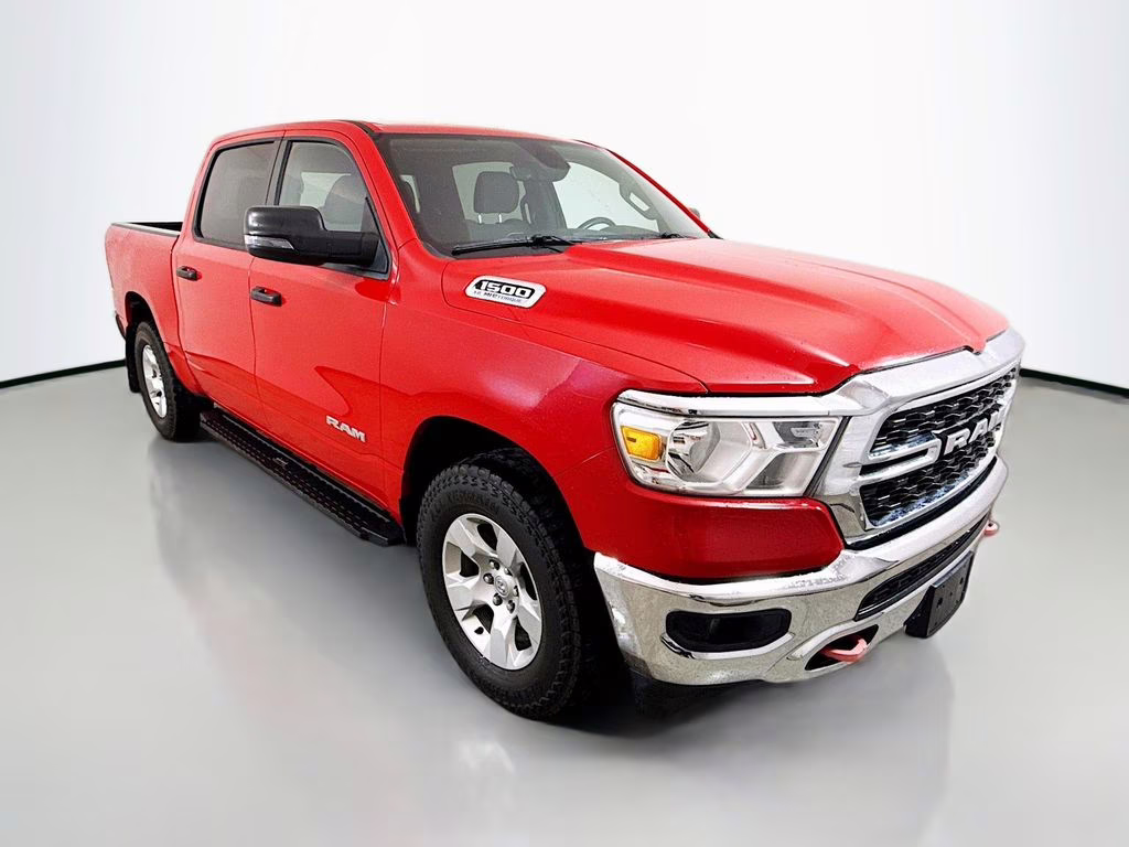 2023 Flame Red Clearcoat Ram 1500 Big Horn/Lone Star 4X4 Truck