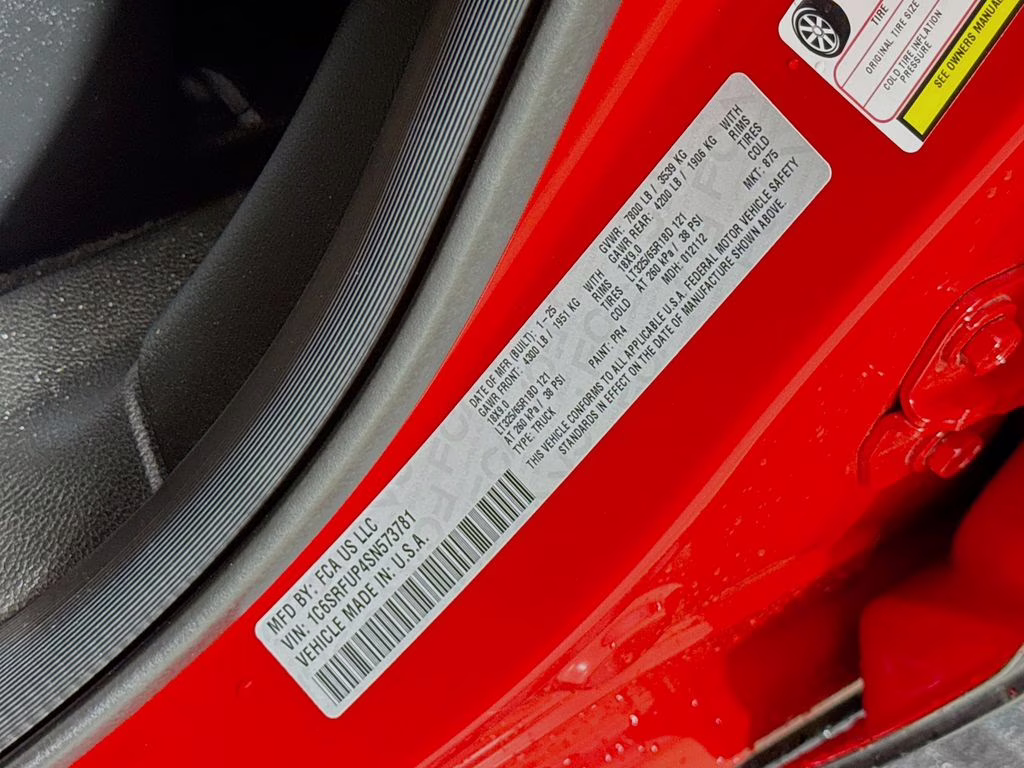 2025 Flame Red Clearcoat Ram 1500 RHO 4X4 Truck